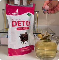 preparing lulutox tea